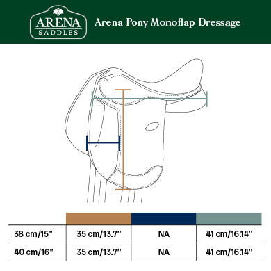 Arena Pony Monoflap Dressage